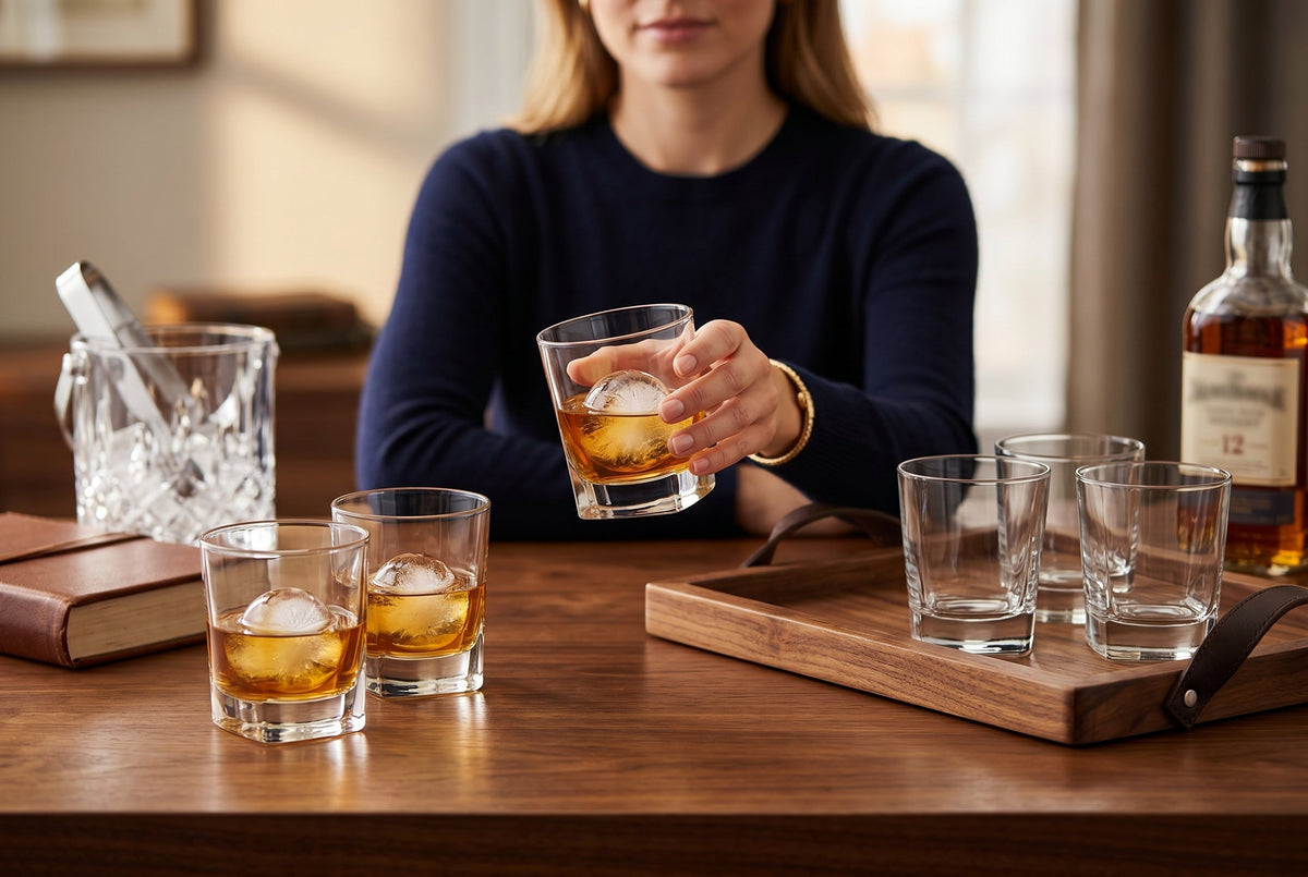 Square Whiskey Rocks Glasses, 10.5 oz, Set of 6 – view 3