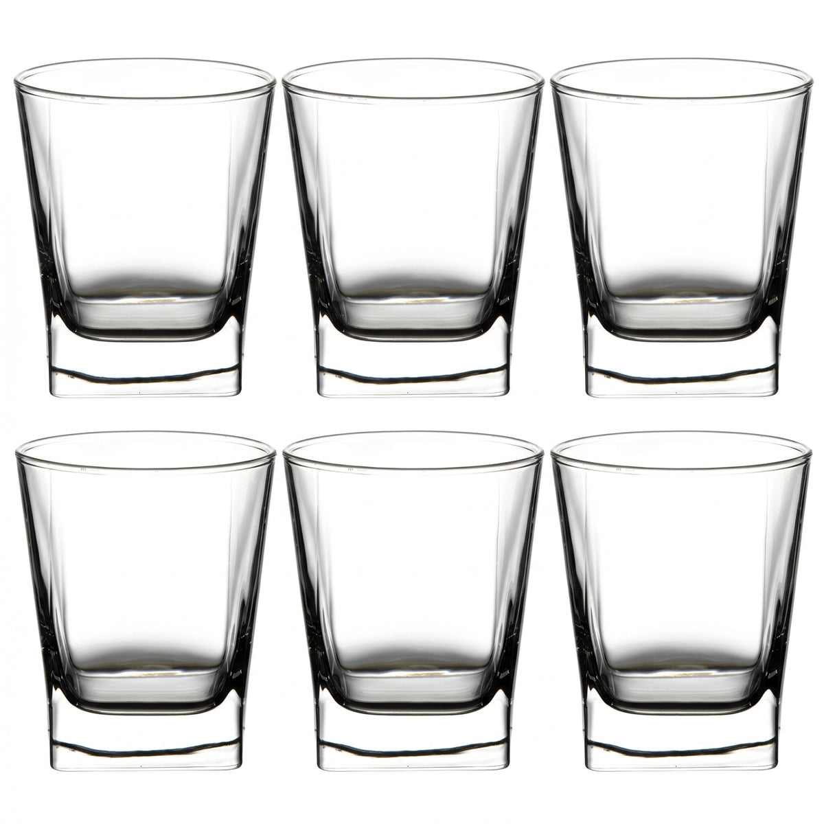 Square Whiskey Rocks Glasses, 10.5 oz, Set of 6 – view 2