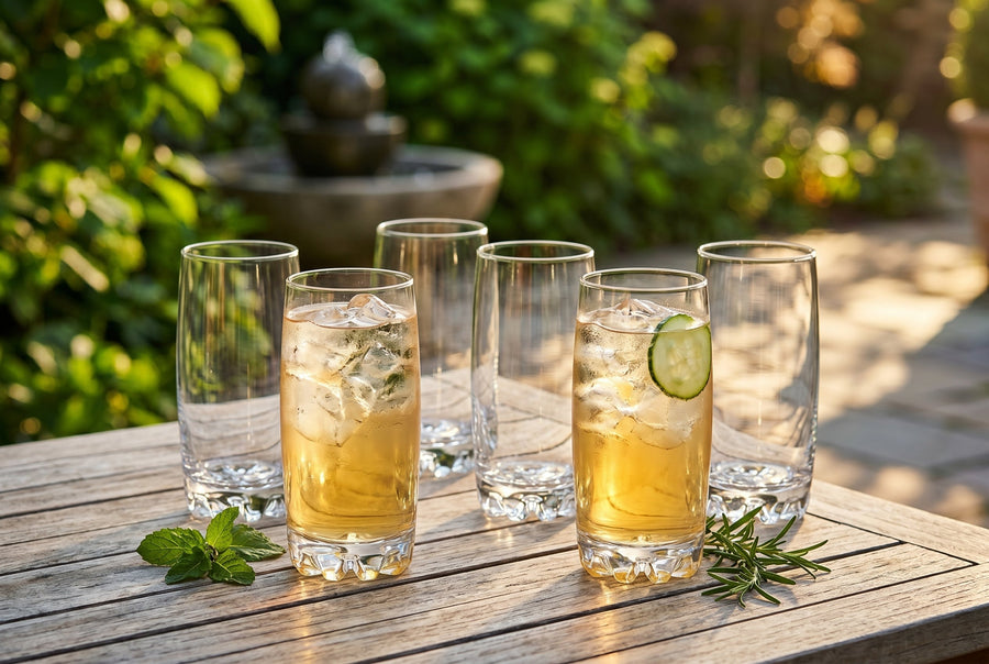 Highball Glasses, 13.1 oz, Set of 6 – lifestyle