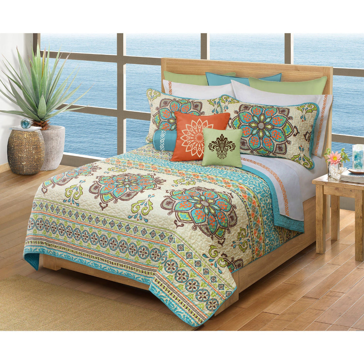Quilt Bedding Set Woven 2 Piece Set Twin Majorca