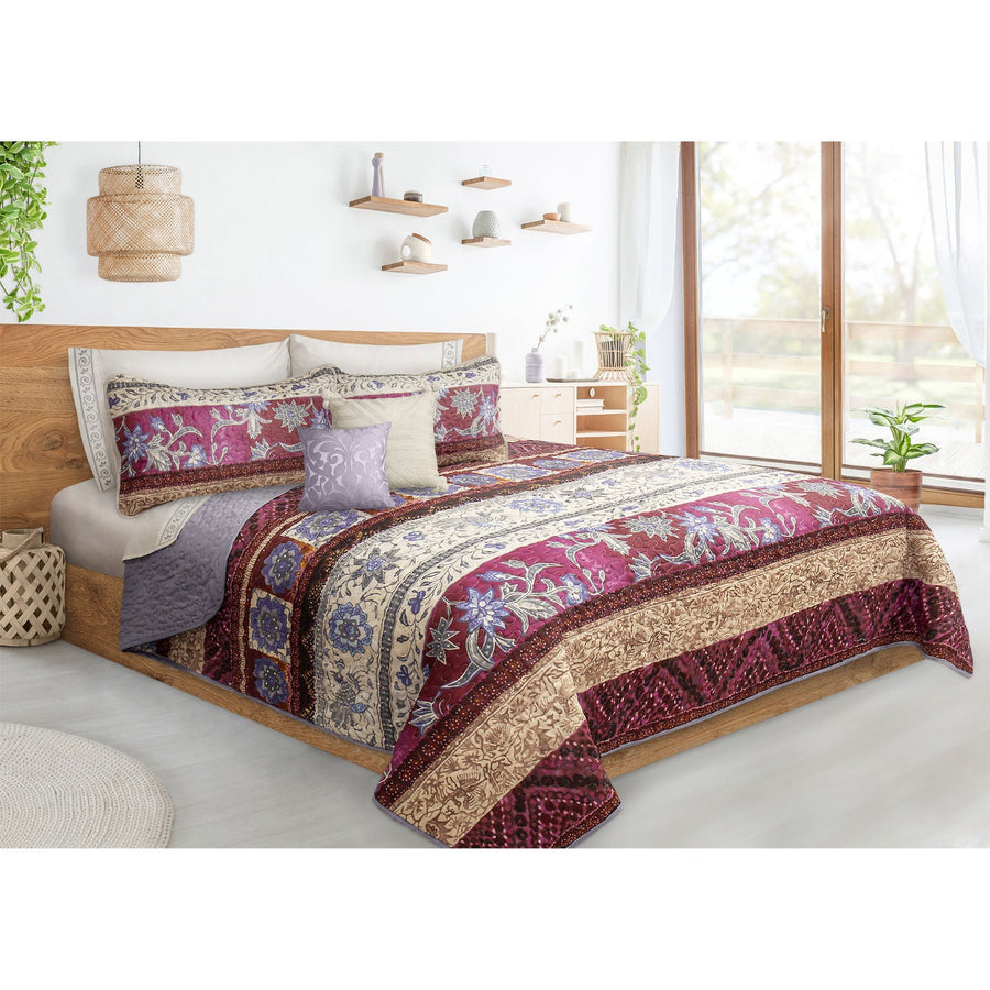 Quilt Bedding Set Woven 3 Piece Set Double/Queen Atelier